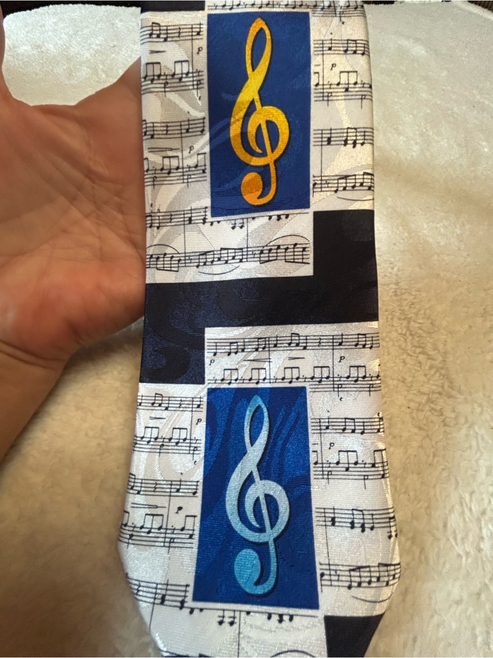 🎁3 for $30 - Colourful Clef Tie